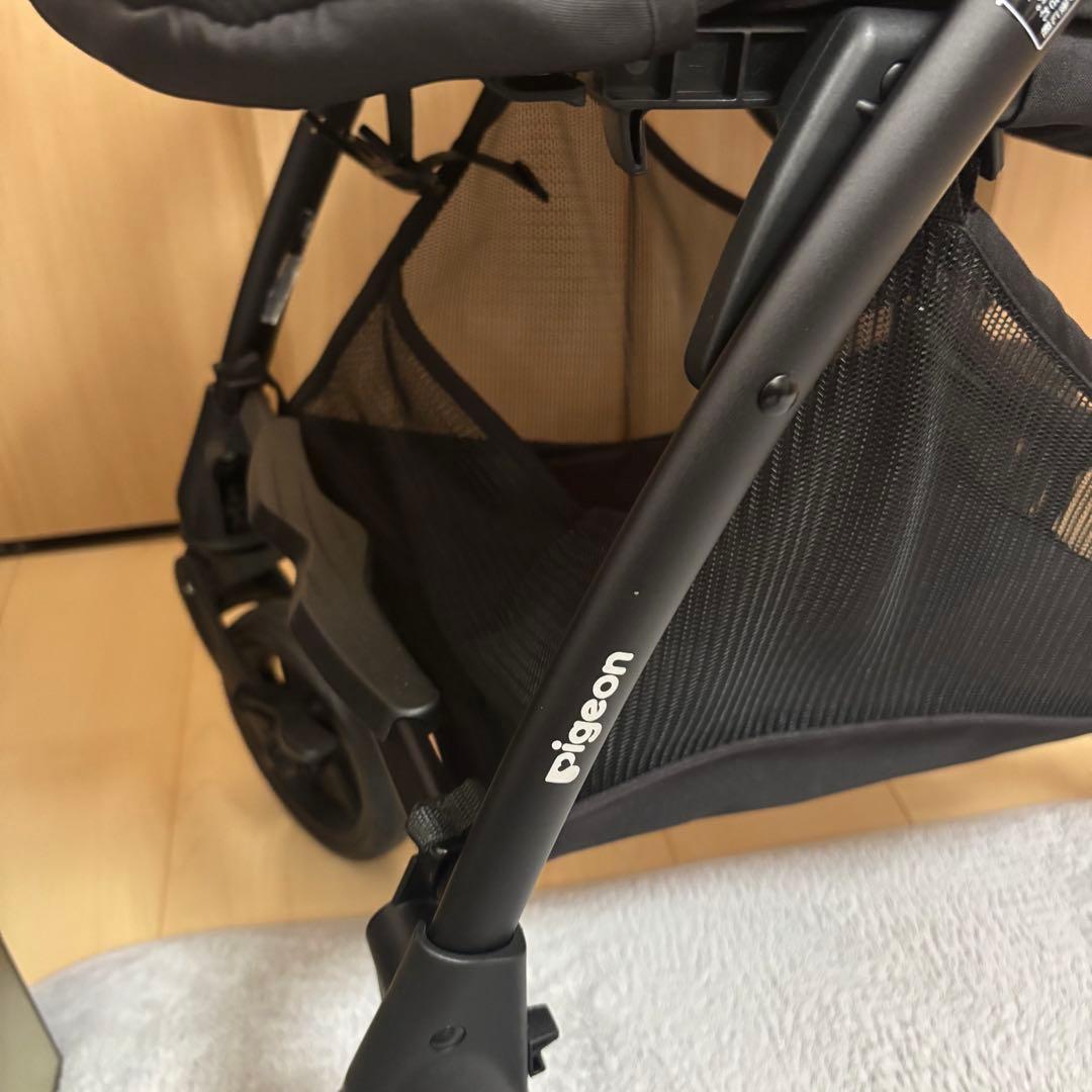 【トイザらス限定】Pigeon ランフィ RB3 トラッドデニム A型ベビーカー