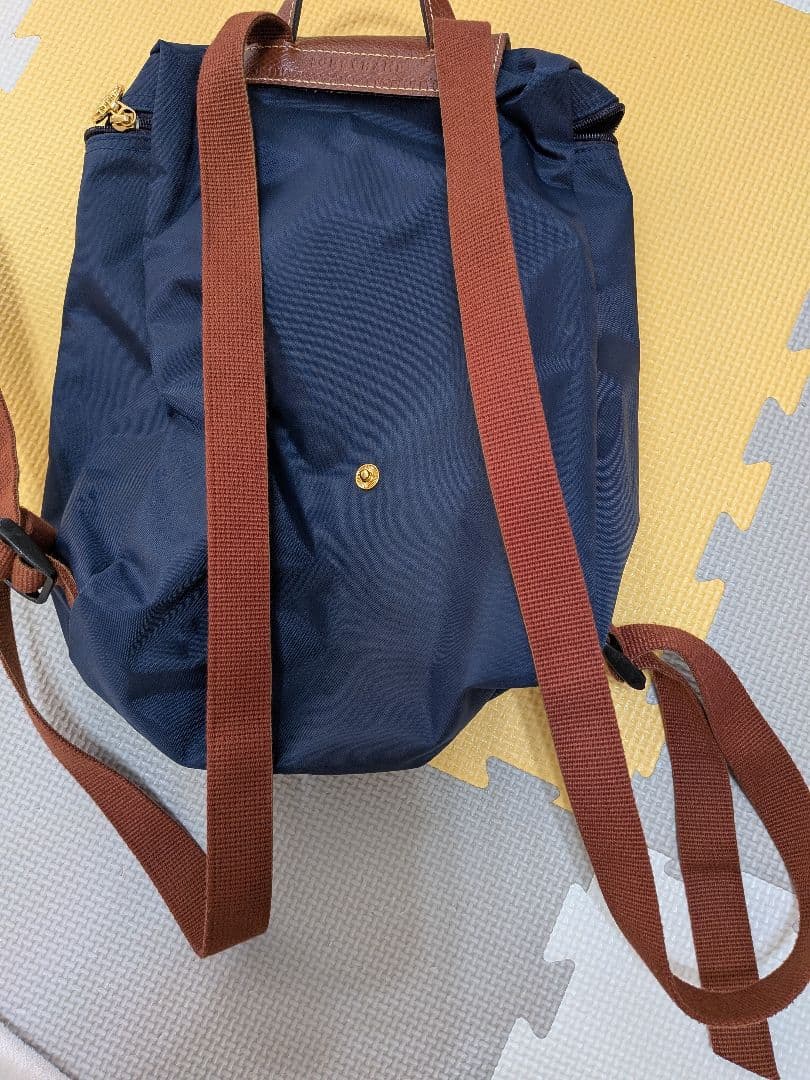 Yuna　ロンシャン　　リュック　ネイビー