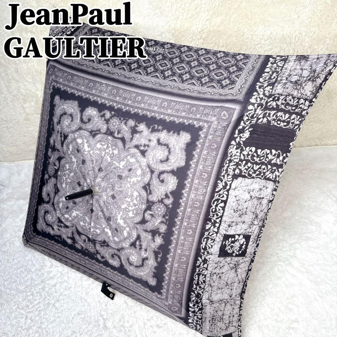 Jean Paul GAULTIER ゴルチエ 長傘 総柄 アート モノトーン
