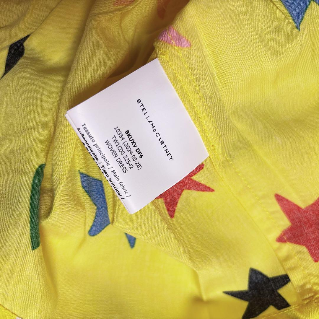 新品　ステラマッカートニーキッズ 星柄ワンピース　10Y /定価3万円以上
