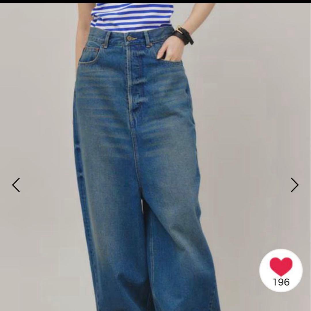 新品　カレンソロジー＜&RC＞スーパーワイドルーズデニム　38サイズ