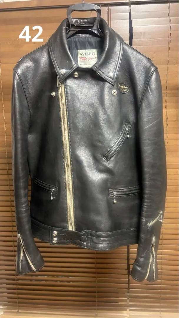 ルイスレザーサイクロン42 ブラック