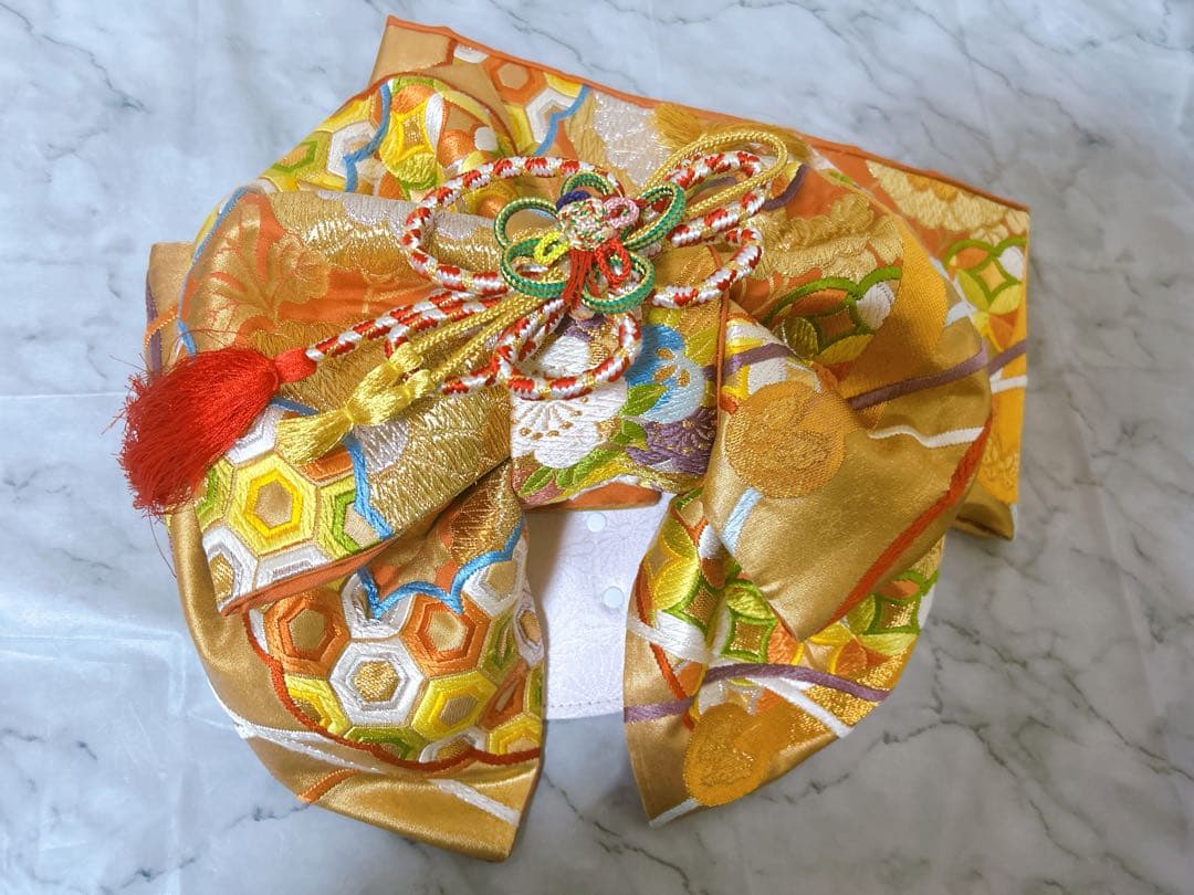 人気の水色×ゴールド♡七五三　7歳　女の子　セット　一式