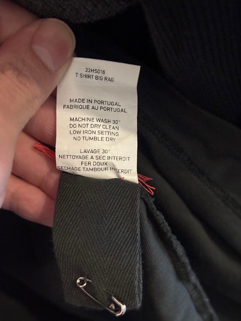 トップス CASEY CASEY BIG RAG T-SHIRT