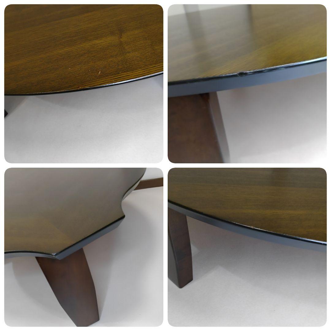 葉っぱのテーブル 上久商店 天板 120×80cm 高さ32.7cm 送料無料