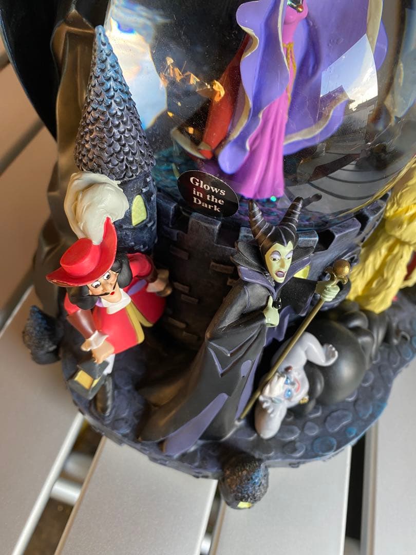 ディズニー　ヴィランズ　スノーグローブ　スノードーム　オルゴール付　レア