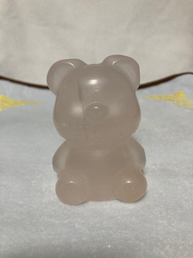 ローズクオーツのクマの置物№1