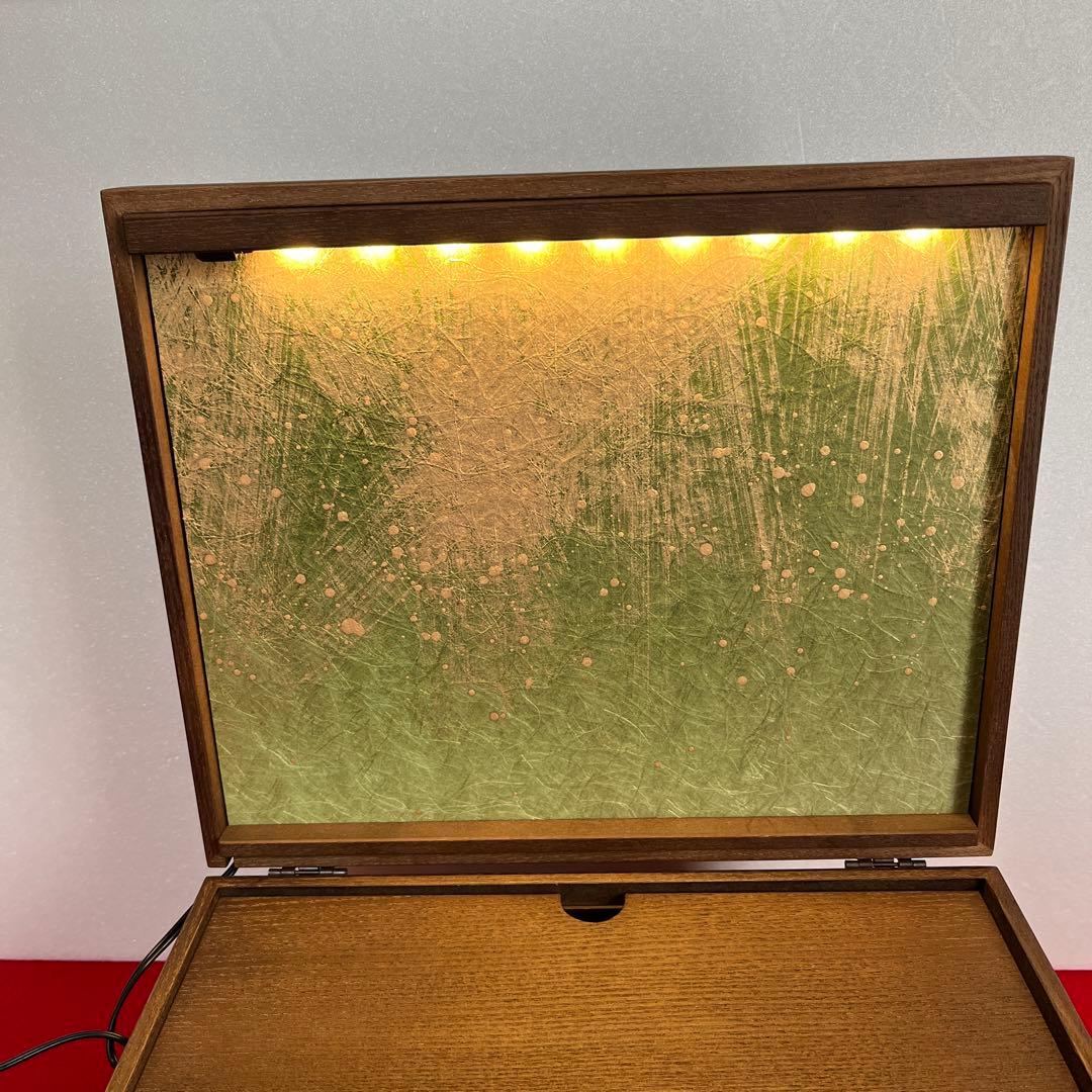 兜飾り　翔風　LED付き収納飾り