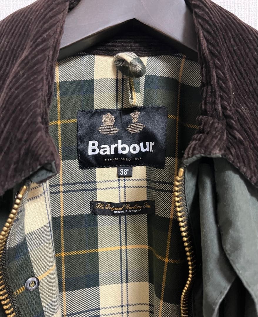 【美品】Barbour BEDALE CLASSIC FIT ウォッシュド