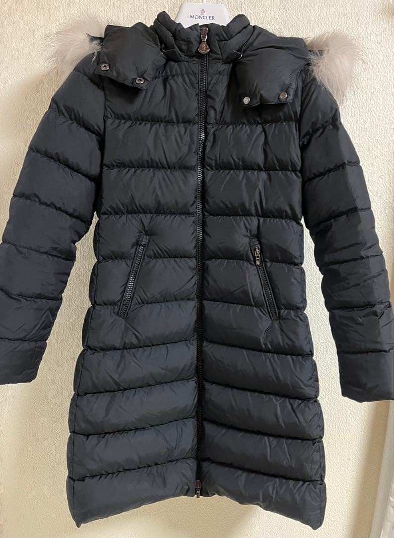 モンクレール Abelle ダウンコート 10A ブラック
