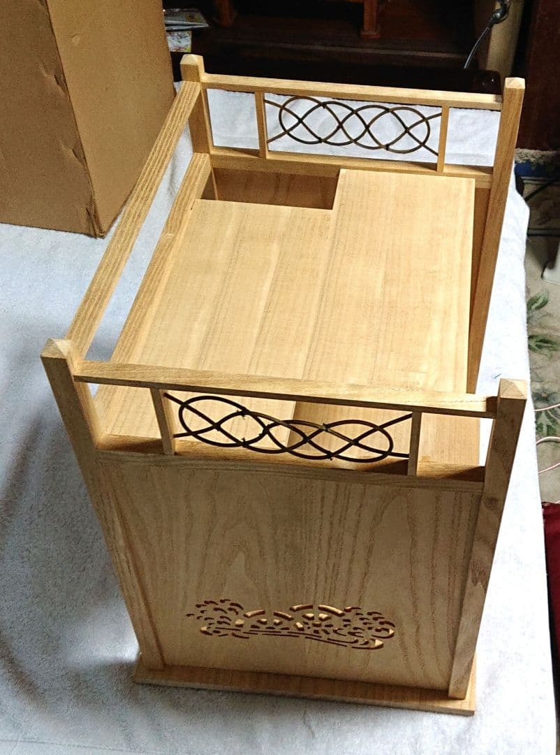 茶道具相生棚木製A466