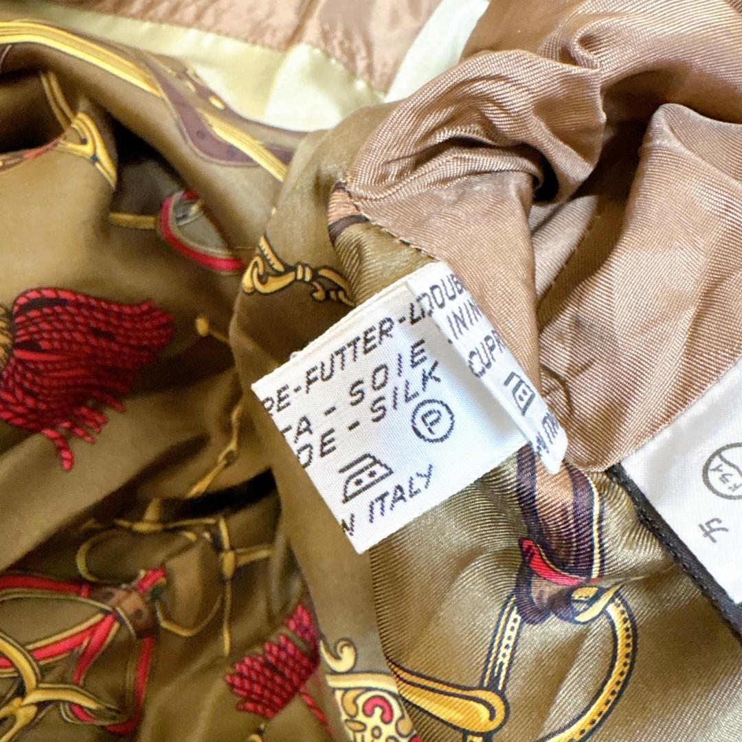 HERNO カシミヤ100％ コート 裏地シルク ブラウン