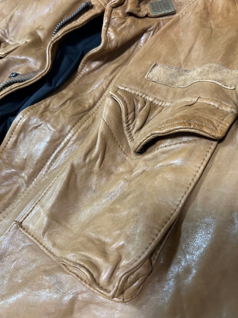 AZ by junhashimotoラムレザージャケット（L〜細身のXLの方に）