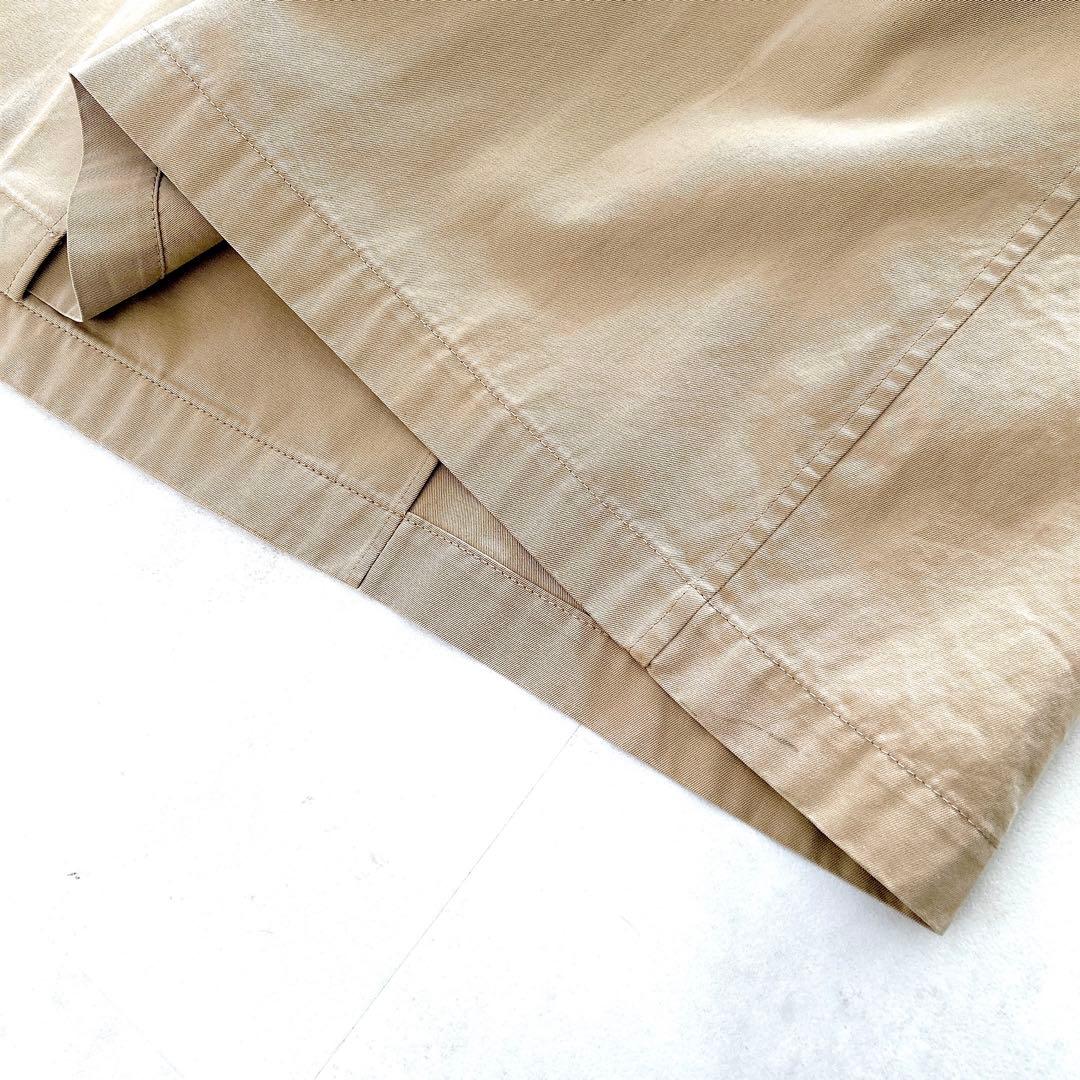 希少✨人気✨現行　エス　トレンチコート　ロング　干場義雅　ベージュ　サイズ3 L