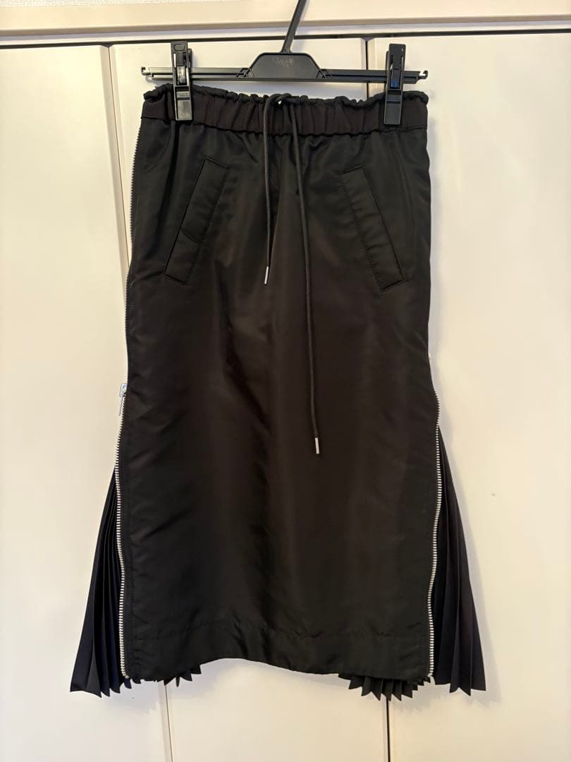 sacai MA-1 Nylon Twill skirt サイドジップスカート