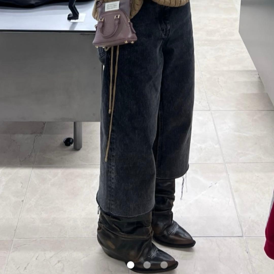 パンツ our legacy capri cut black chain twill