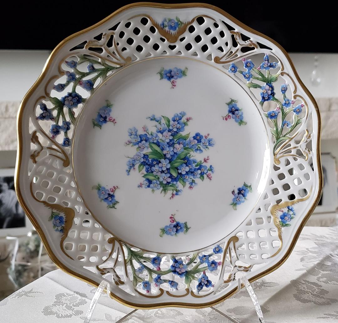 シューマン ⑰ ババリア 勿忘草 ピアス プレート 21.5cm