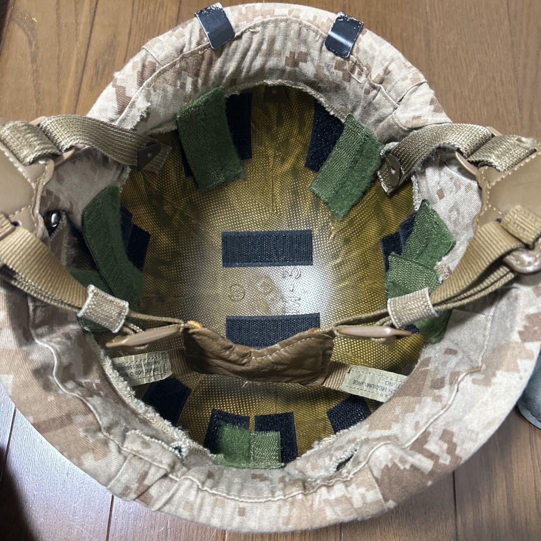 米軍実物　海兵隊　ヘルメット　LWH