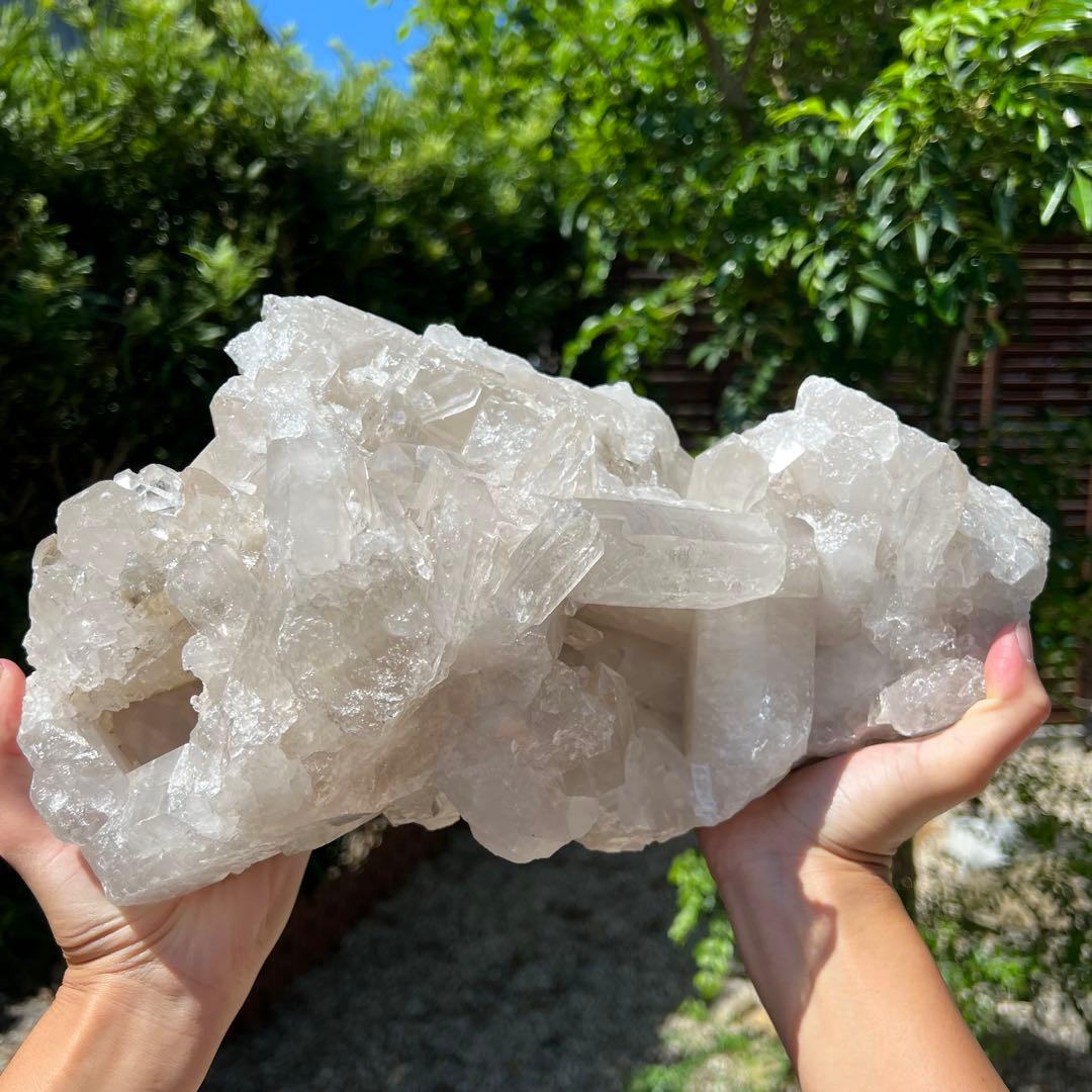✨超ビッグサイズの大迫力水晶クラスター‼️✨水晶クラスター 天然石 原石 置物