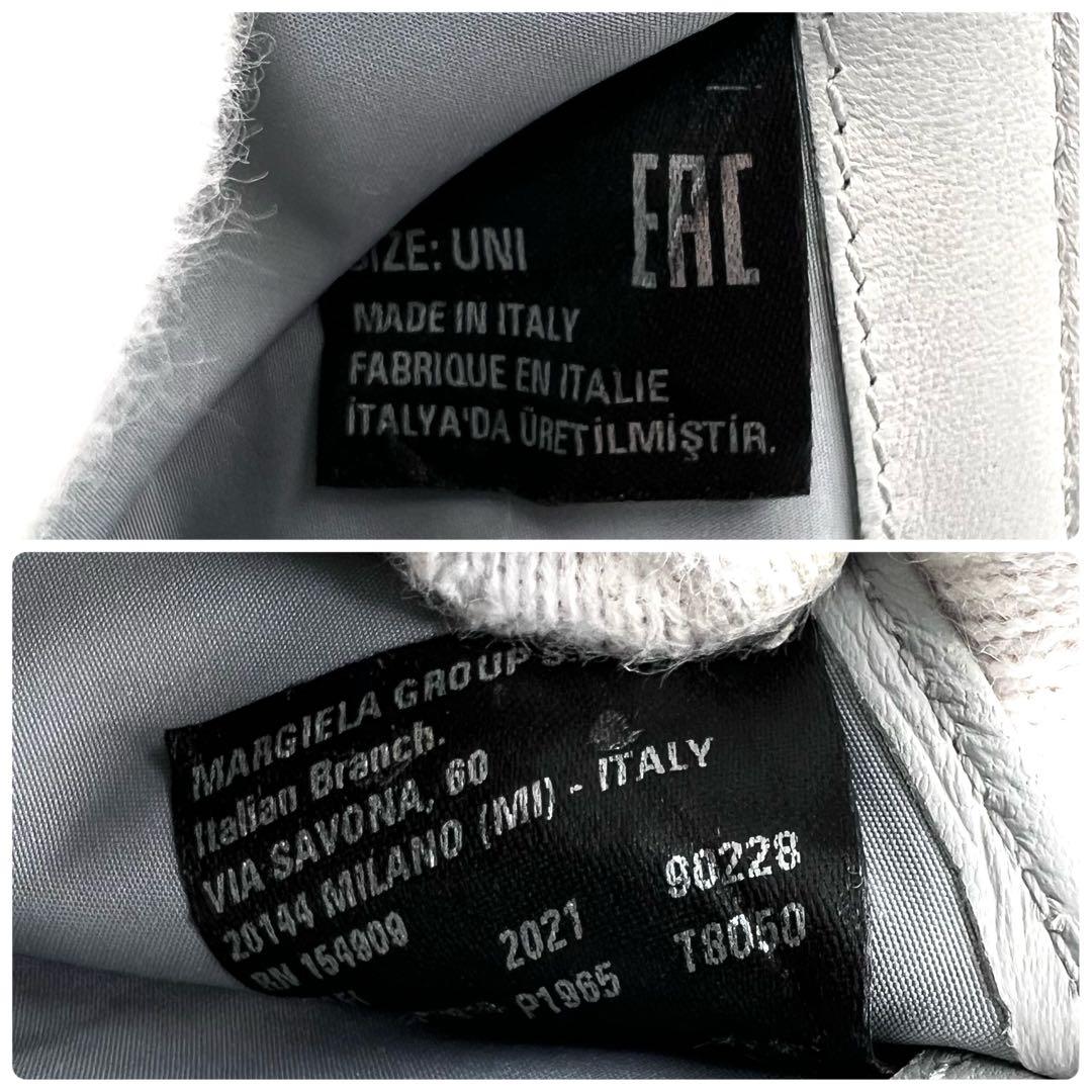 マルジェラ 折り財布 グラムスラム カレンダー オールレザー グレー