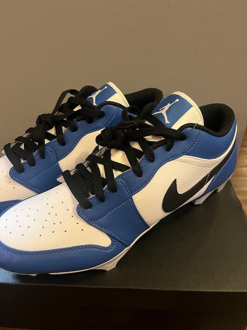 日本未販売 Nike Jordan1スパイク 青/白/黒 Size13