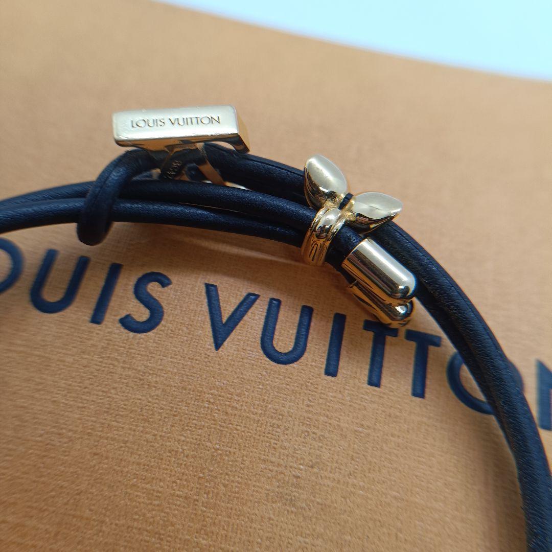 極美品✨️保存箱袋　ヴィトン　ブレスレット　ゴールド　20cm以下　M