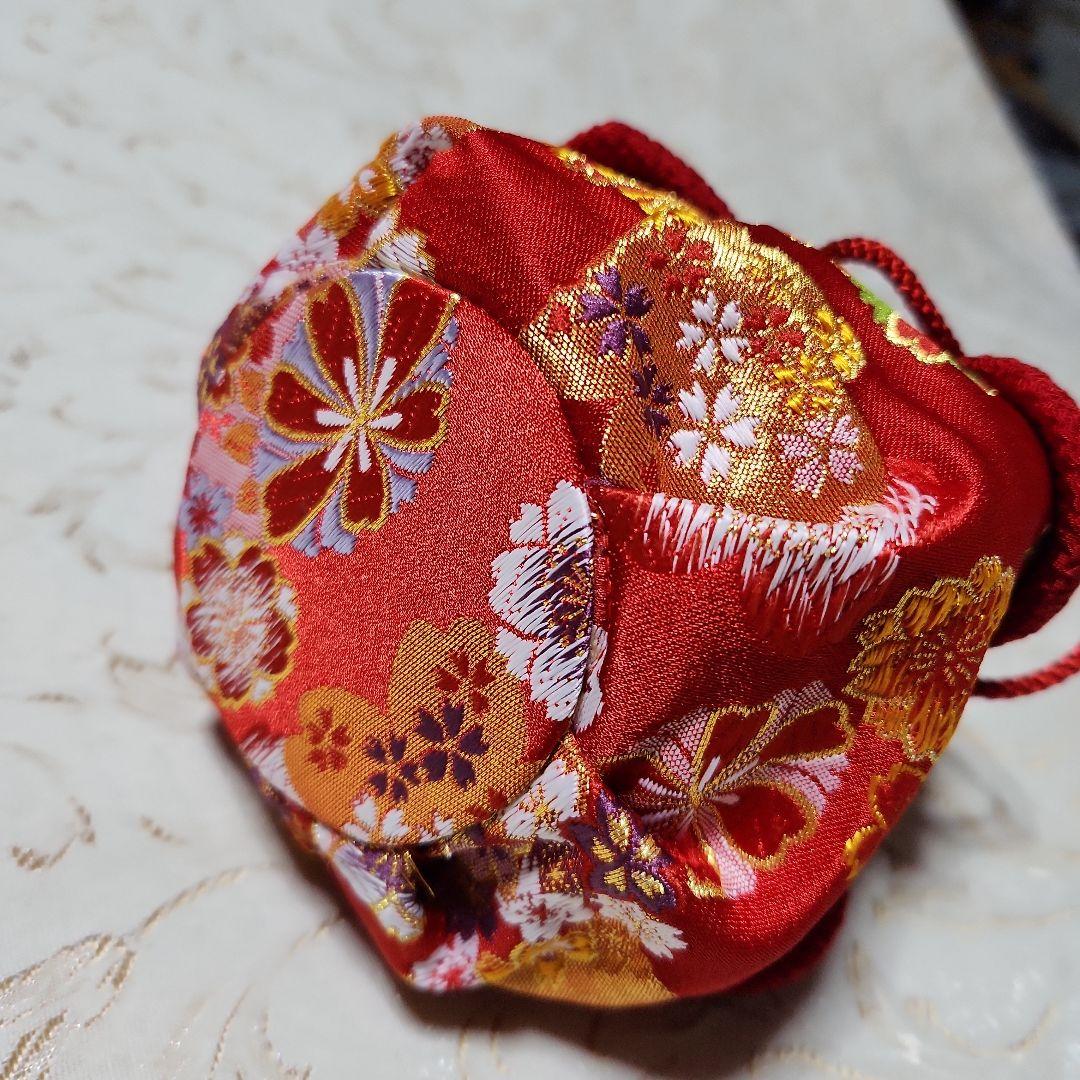 #697 ( 未使用品) 七五三  お正月  草履と巾着  18cm