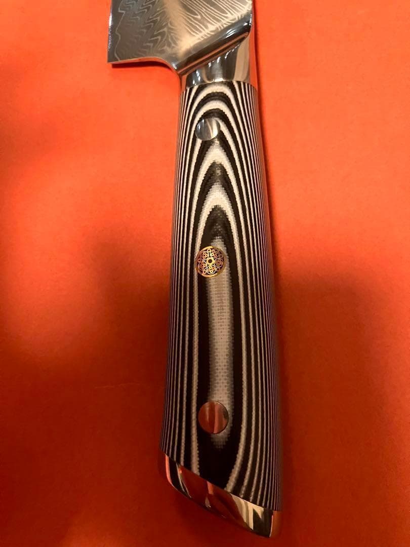 VG10 67層ダマスカス G10柄牛刀 210mm