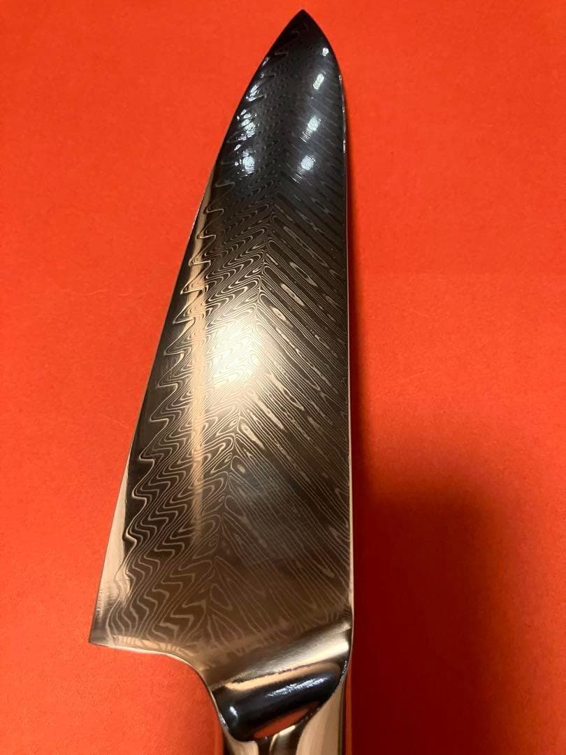 VG10 67層ダマスカス G10柄牛刀 210mm