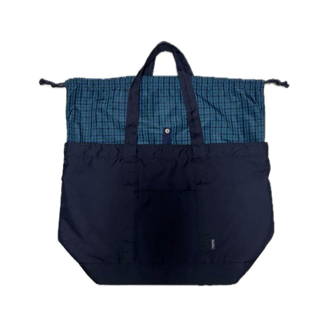 familiar ファミリア マザーズバッグ 現行品 青系ファミリアチェック