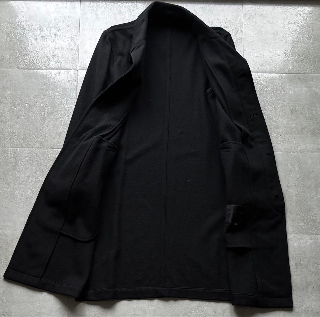 COMME des GARCONS HOMMEロングコート　ブラック　ウール　M