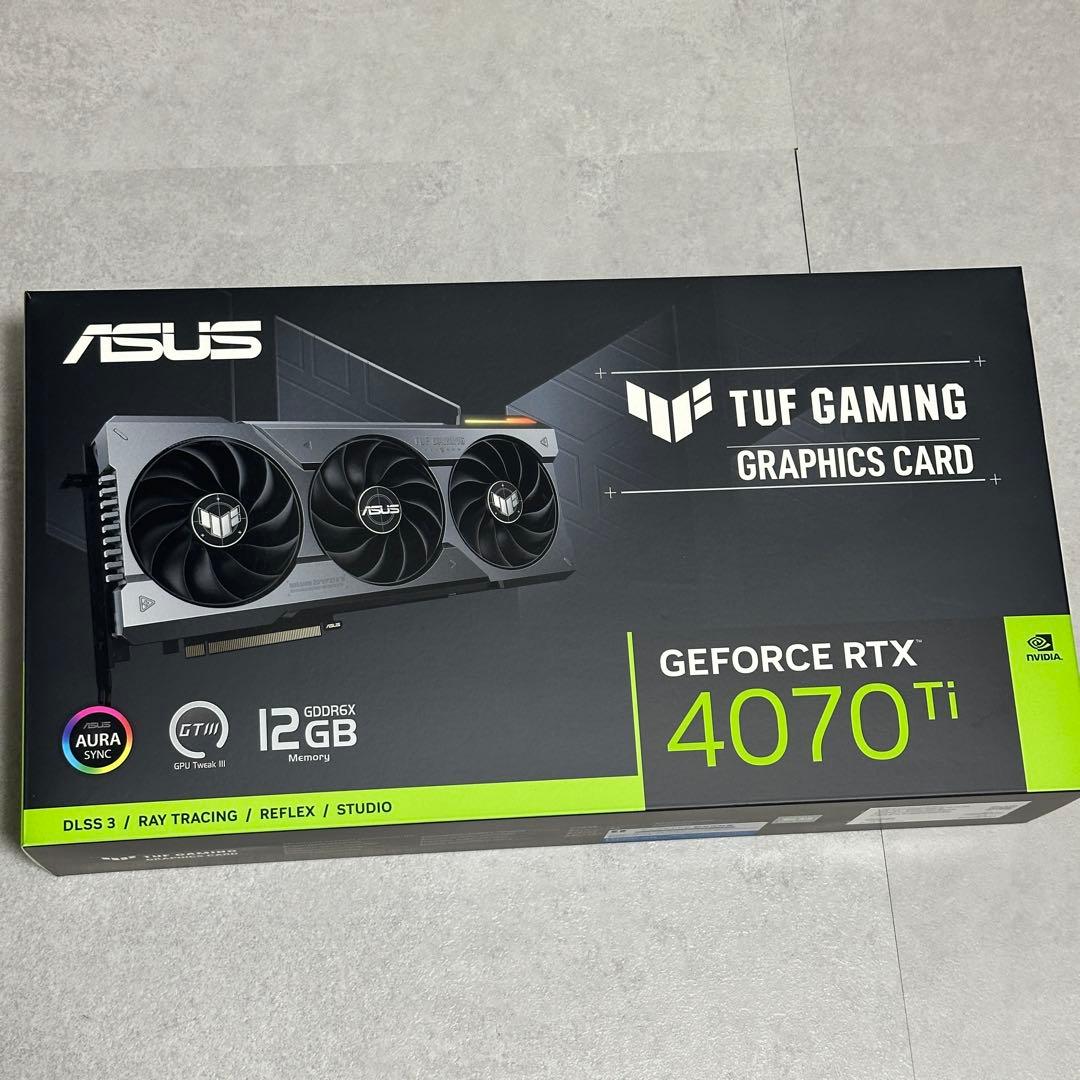 グラフィックボード・グラボ・ビデオカード ASUS TUF GAMING GeForce RTX 4070 Ti
