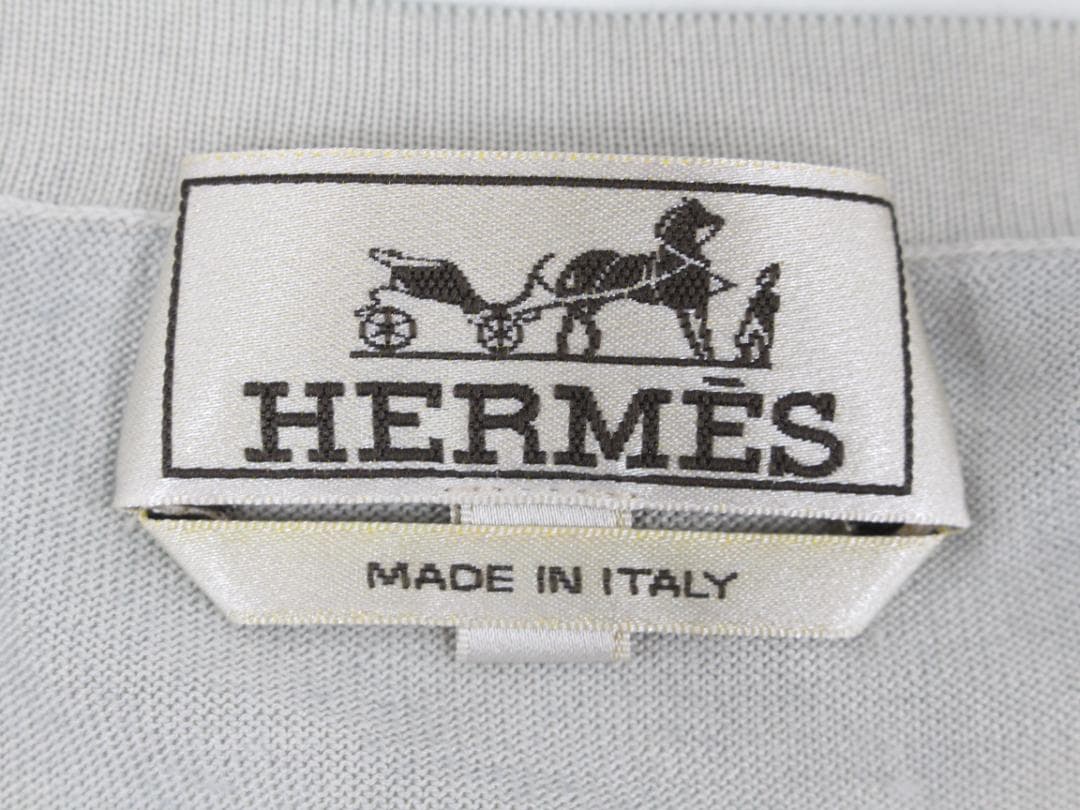 ▲HERMES エルメス シルク タイダイ染め フラディエントニットセーター