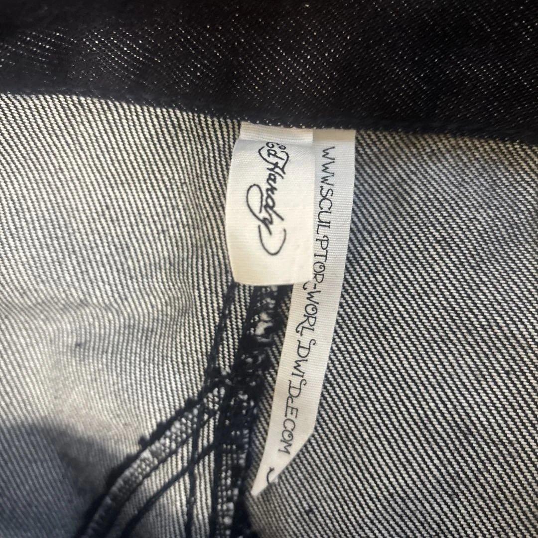 パンツ Sculptor X Ed Hardy Cracked Angel Denim