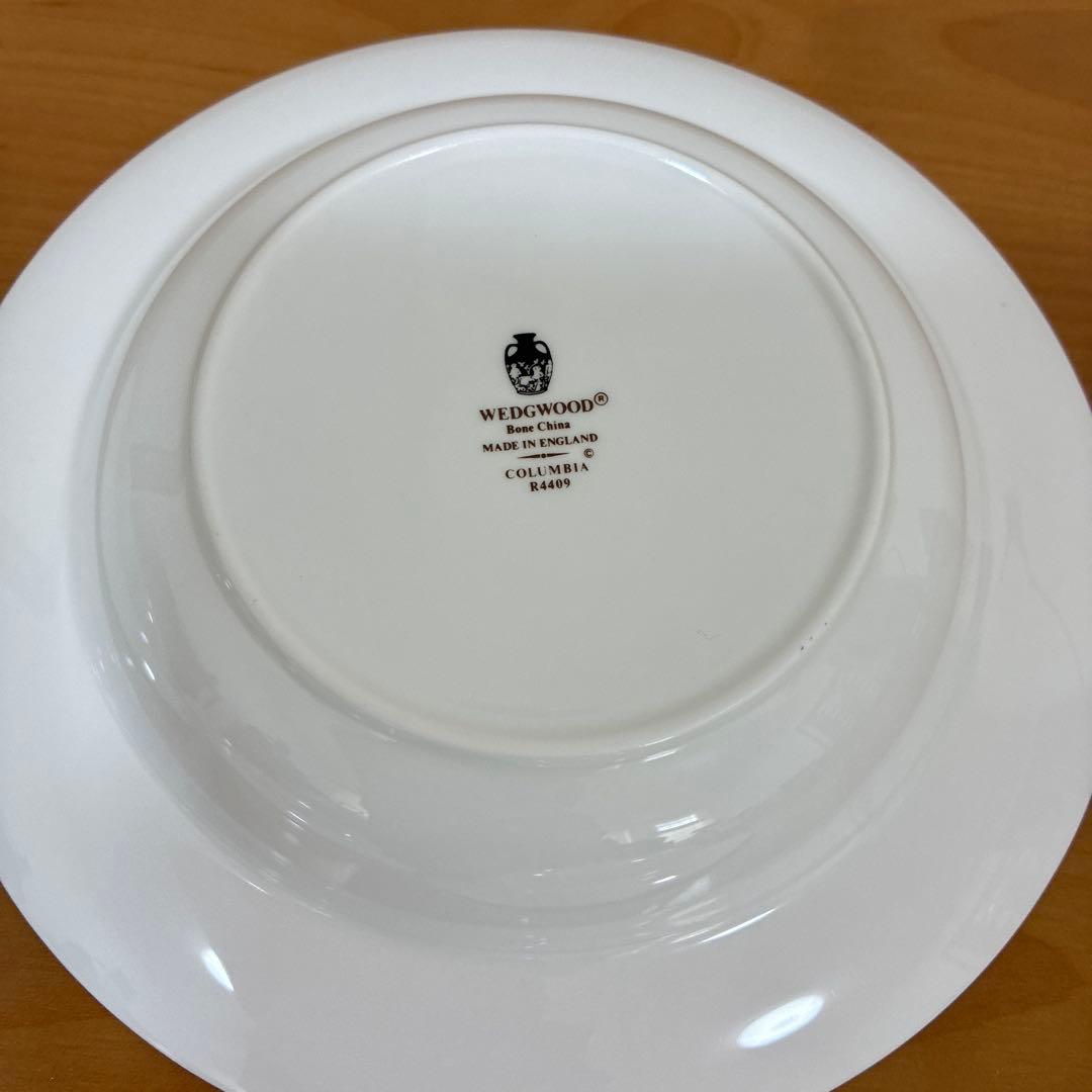 ウェッジウッド コロンビアセージグリーン スープ皿 黒壷　6枚まとめ売り