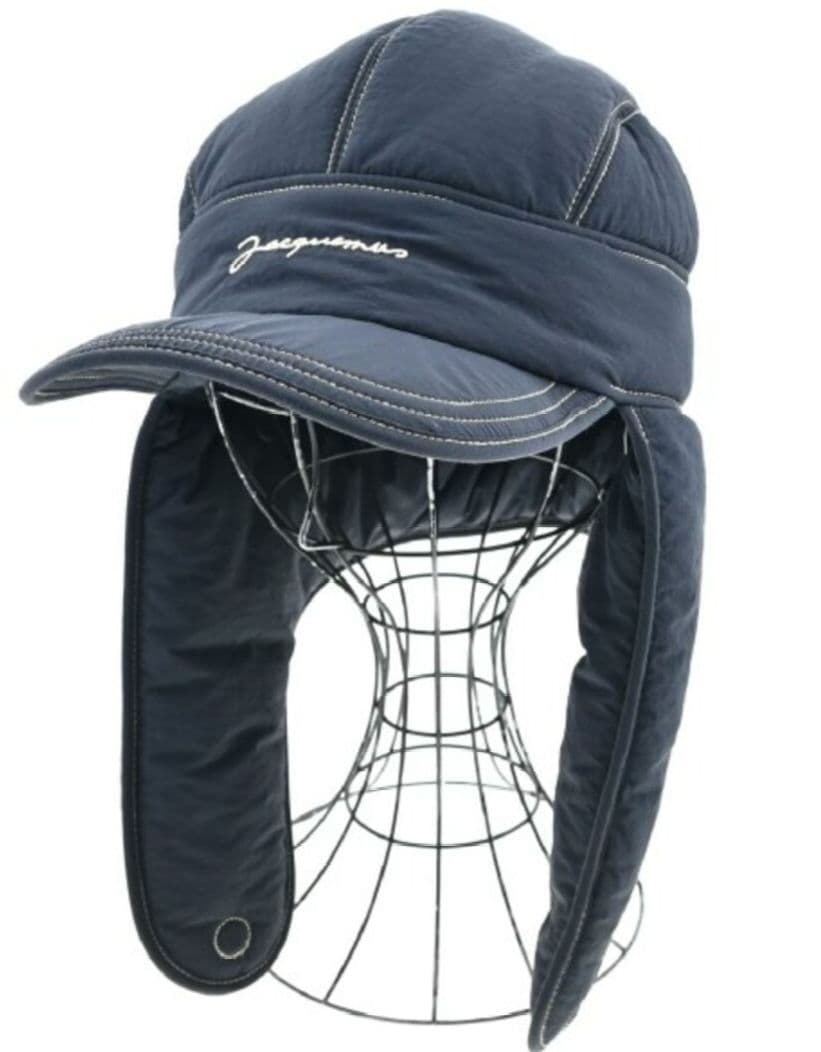 JACQUEMUS フライトキャップ ネイビー 58