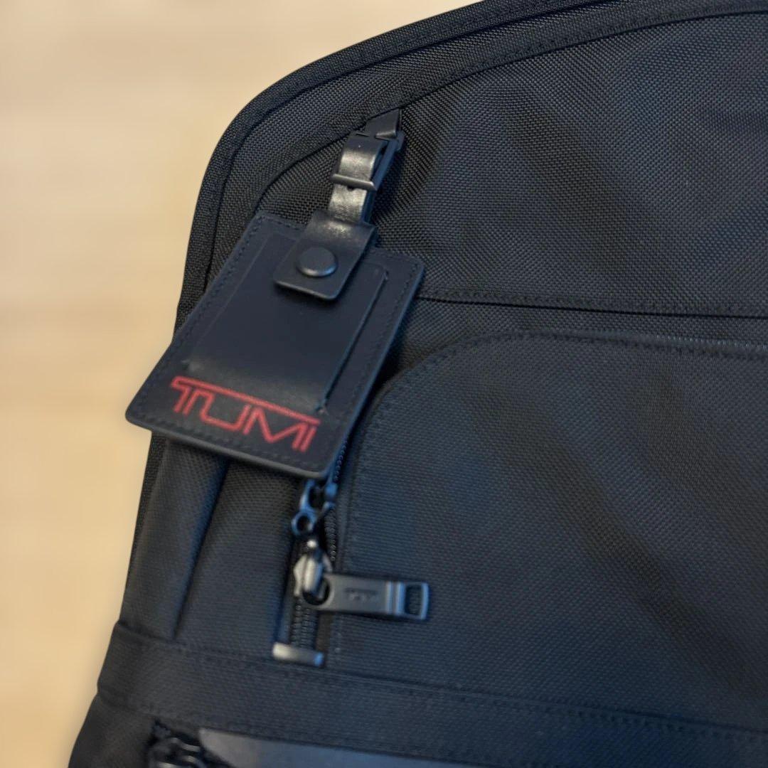 TUMI ガーメントバッグ 黒 ハンガー付き