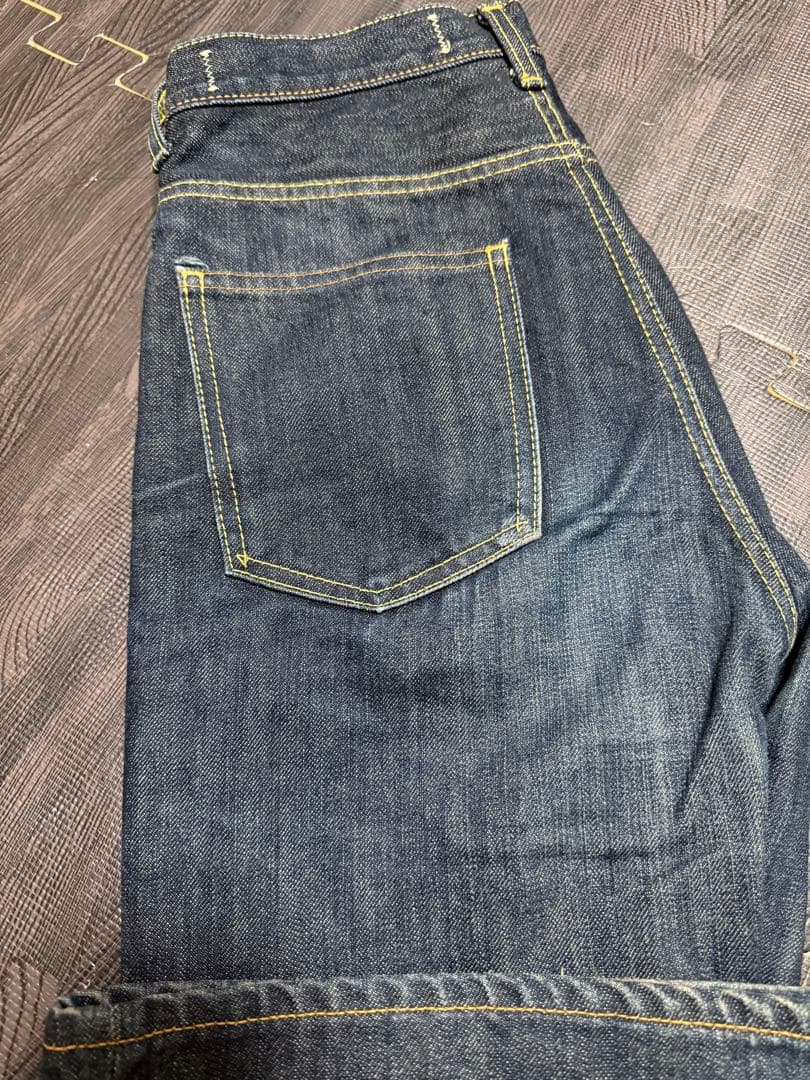 KAPITAL フレアデニムパンツ ダークブルー