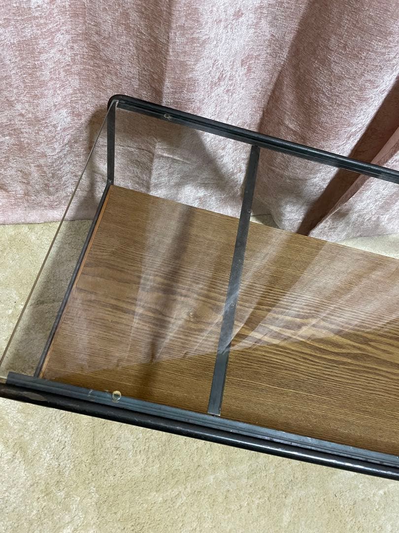 美品　アデペシュ a depeche ガラステーブル　センターテーブル