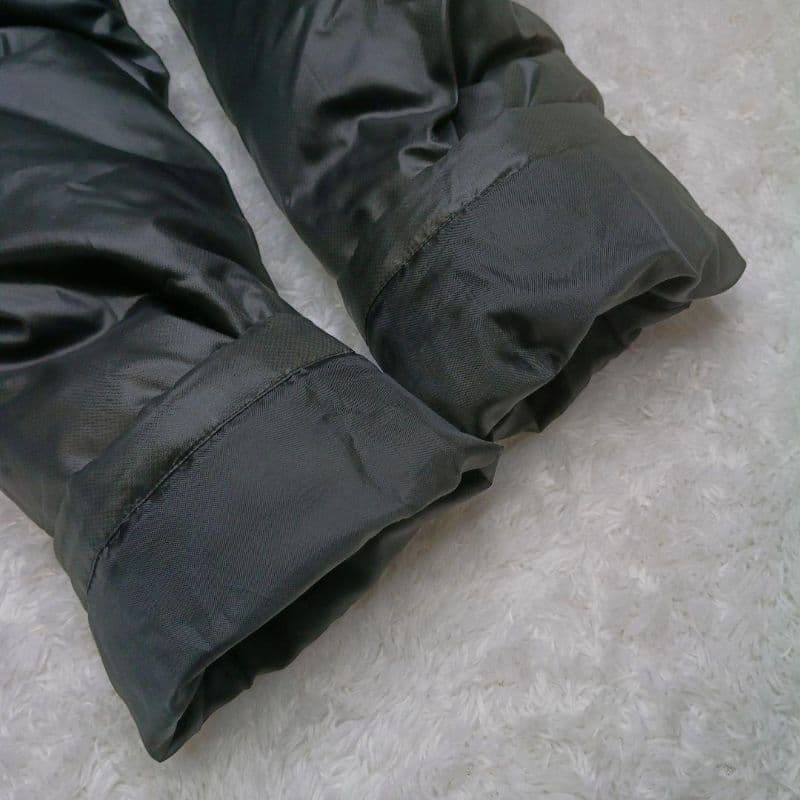 MIZUNO ミズノ ダウンベンチコート ロング ブラック M フード付