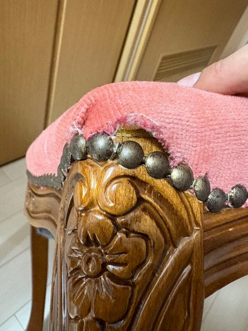 【美品】イタリア 家具 ヴェローナクラシックドレッサー&スツール 猫脚