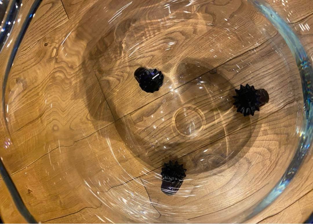 猫脚硝子　アンティーク　金魚鉢　レトロ ガラス製メダカ鉢・水槽