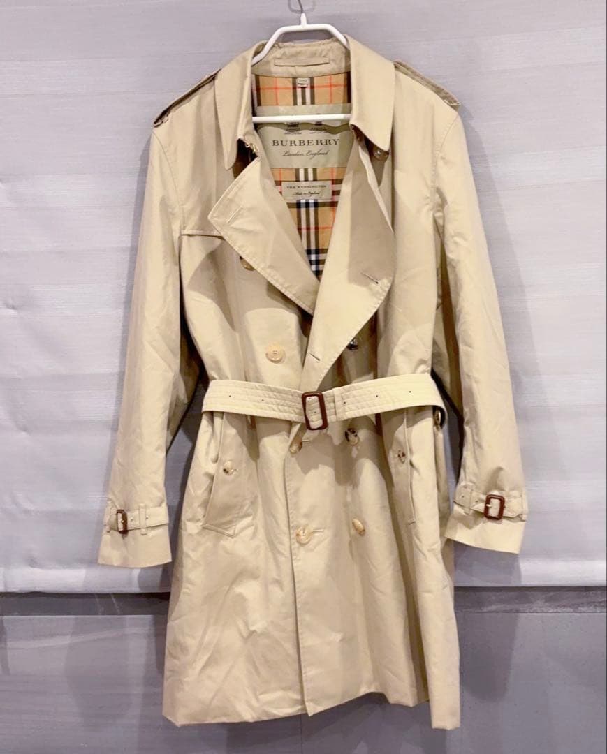 未使用級 BURBERRY コート ケンジントン ベージュ 52