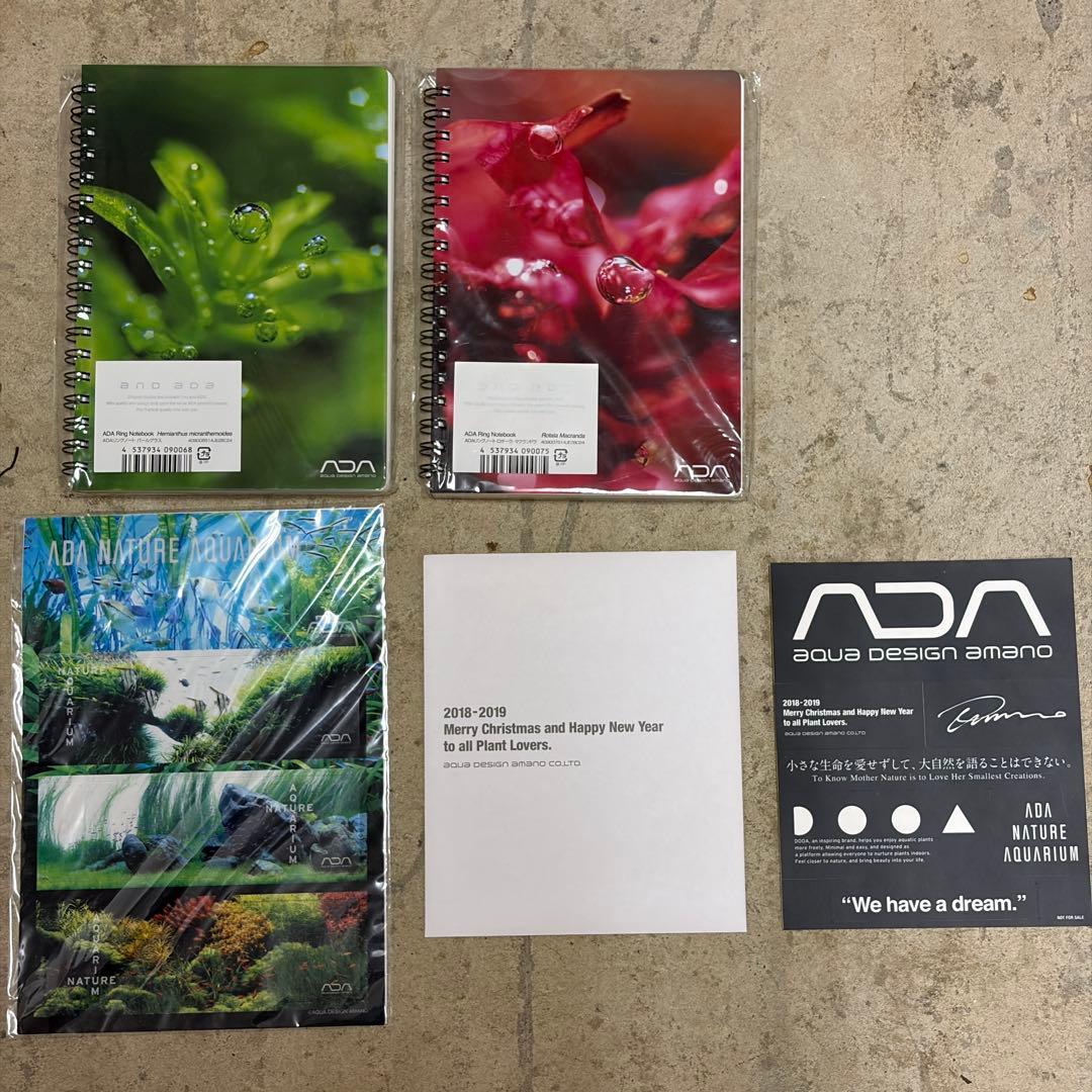 ★希少【新品、セット販売】ADA クリアしおり、リングノート、ステッカー