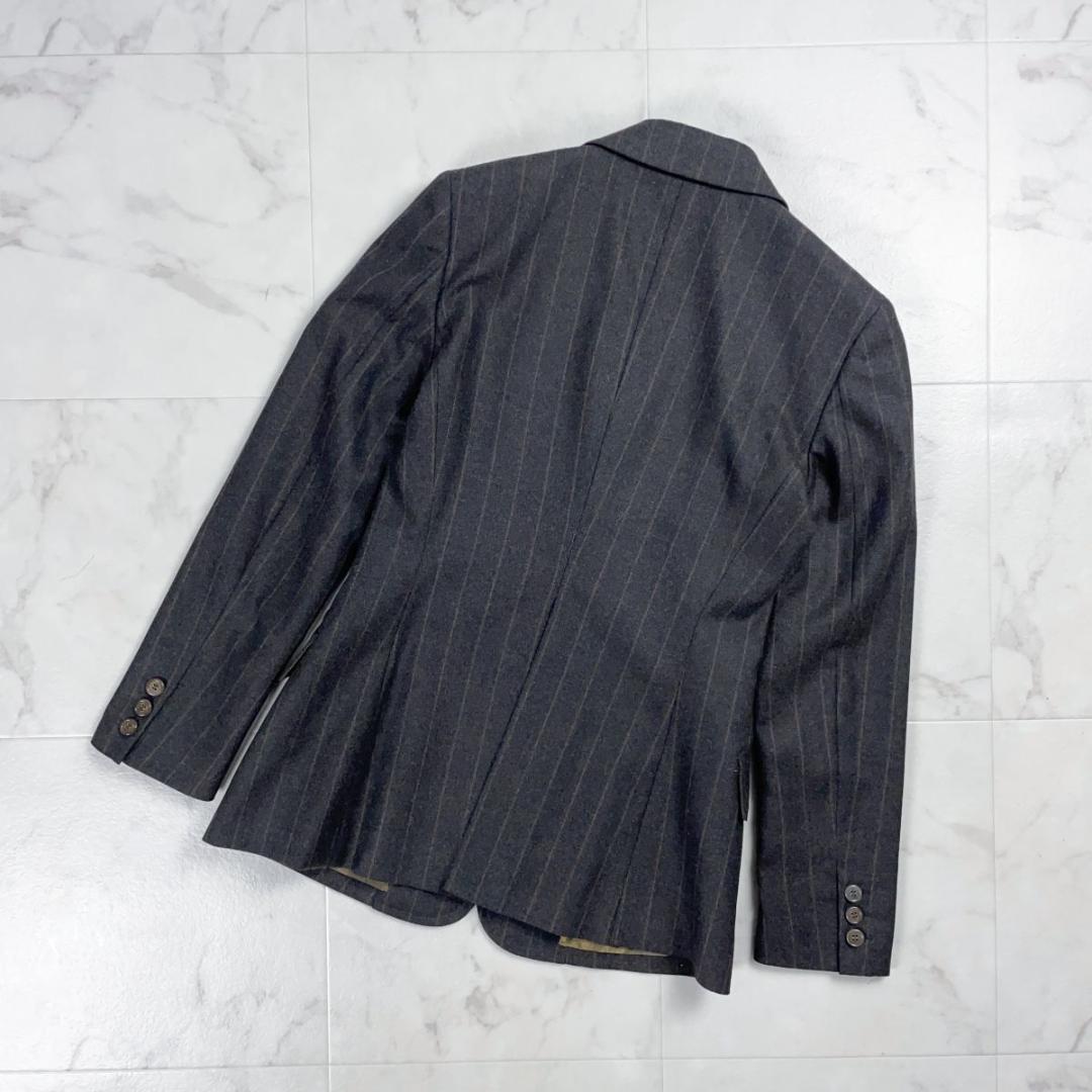 ポールスミス ストライプセットアップスーツ ブラウン サイズ40*GD363