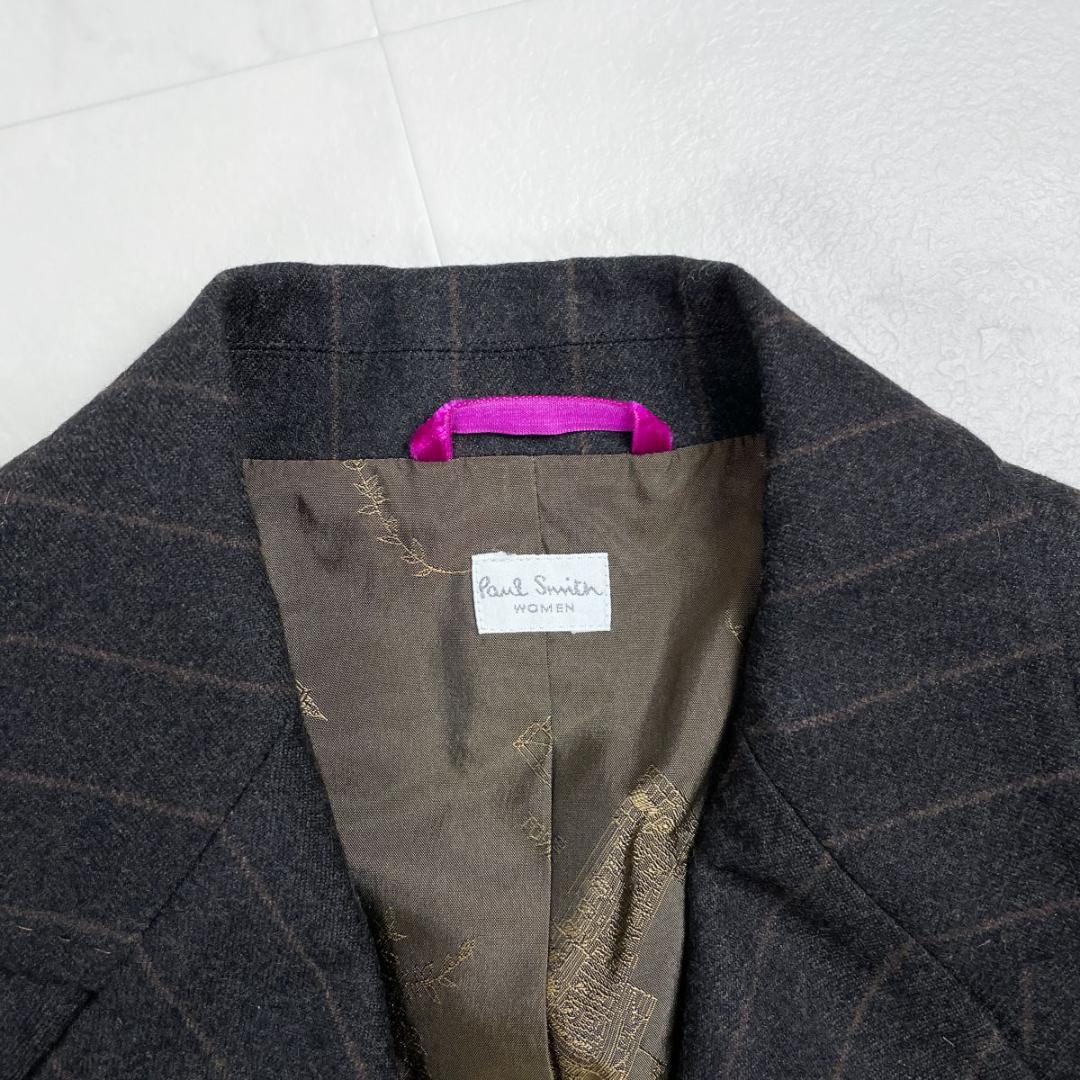 ポールスミス ストライプセットアップスーツ ブラウン サイズ40*GD363