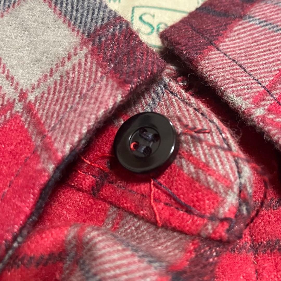 Sears 80sデッドストック プリントネルシャツ カートコバーン ニルバーナ