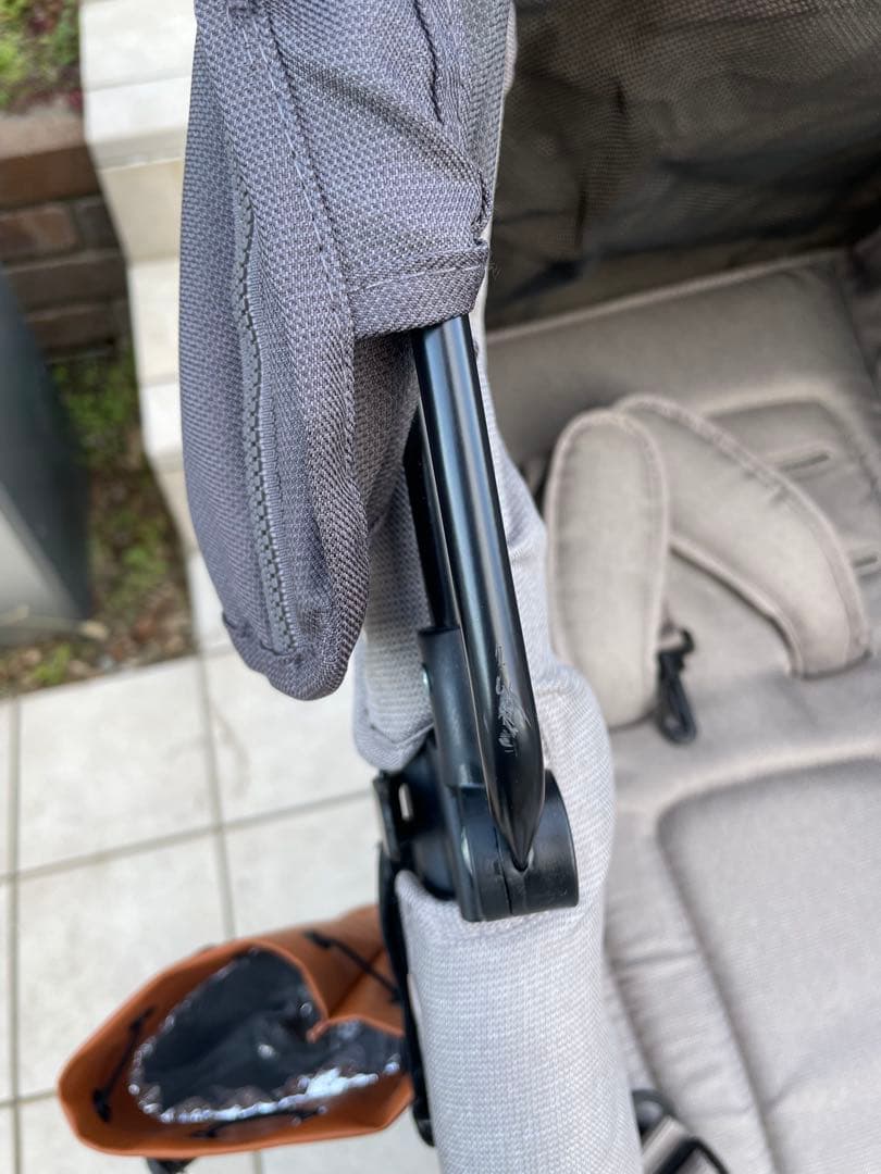 AIRBUGGY ココダブル 2人乗りベビーカー ストーン