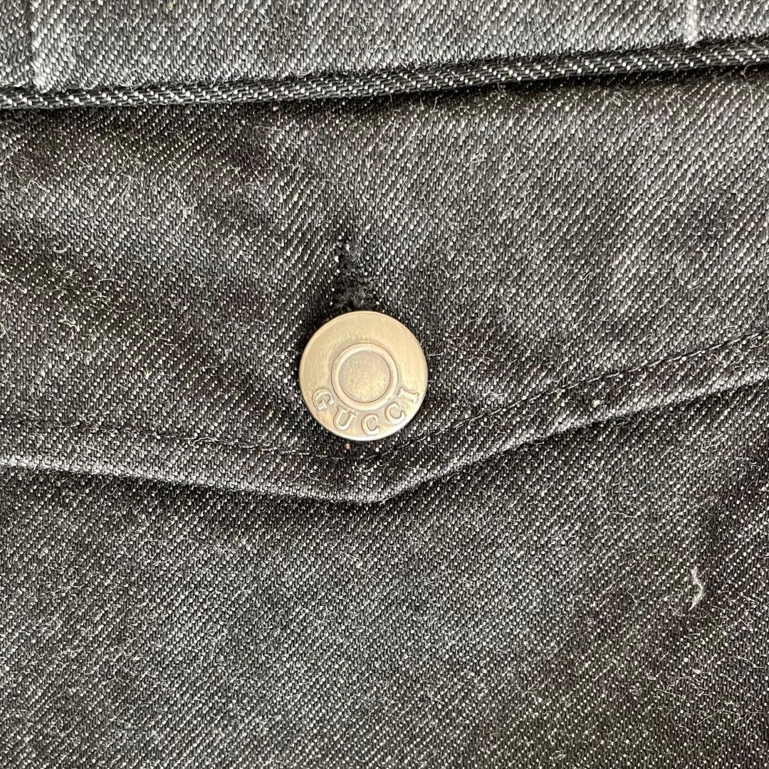 【専用】GUCCI デニムパンツ　ブラック　ストレート