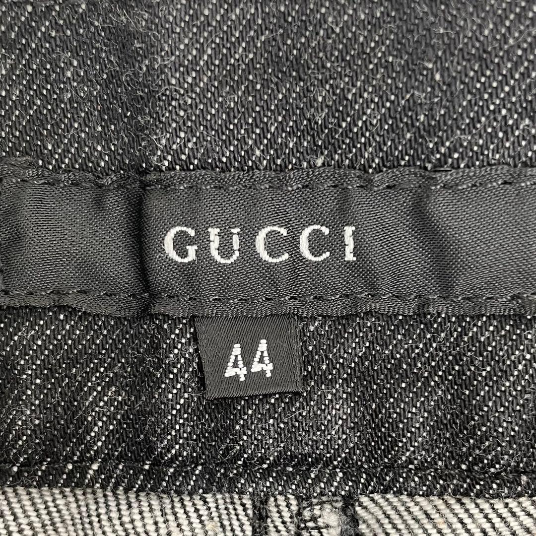 【専用】GUCCI デニムパンツ　ブラック　ストレート
